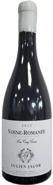Вино Lucien Jacob, Vosne-Romanee Les Cinq Terres AOC, 2022