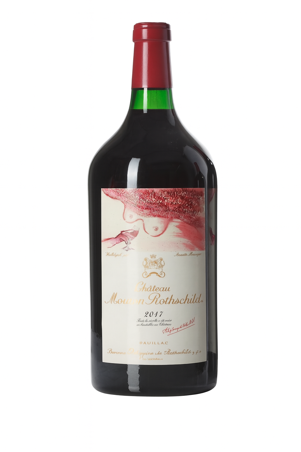Вино Chateau Mouton Rothschild, Pauillac AOC Premier Grand Cru Classe, 2017, 3л 