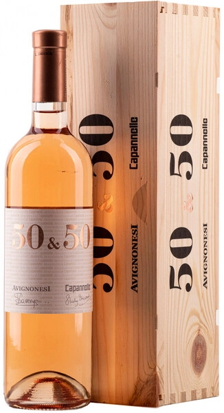 Вино Avignonesi-Capannelle, 50 & 50 Rose, Toscana IGT, 2023, wooden box