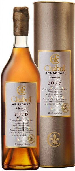 Арманьяк Chabot, 1976, gift tube, 0.7 л