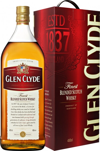 Виски Glen Clyde 3 Years Old, gift box, 4.5 л