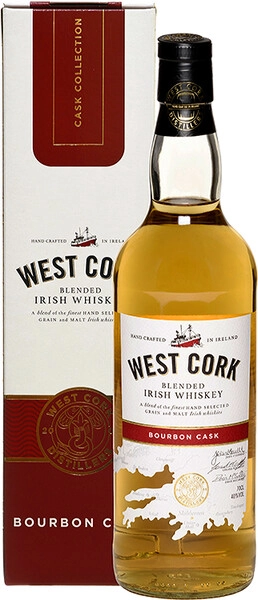 Виски West Cork Bourbon Cask, gift box, 0.7 л