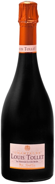 Шампанское Louis Tollet La Grande Cuvee Brut Rose, Champagne AOC