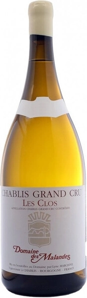 Вино Domaine des Malandes, Chablis Grand Cru Les Clos AOC, 2021, 1.5 л
