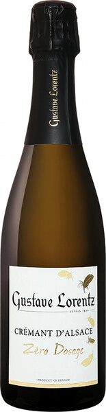 Игристое вино Gustave Lorentz, Cremant d'Alsace AOC Zero Dosage, 2021