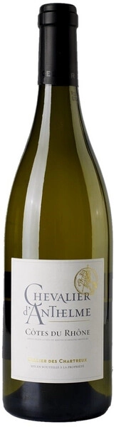 Вино Cellier des Chartreux, Chevalier d'Anthelme Blanc, Cotes du Rhone AOP, 2023