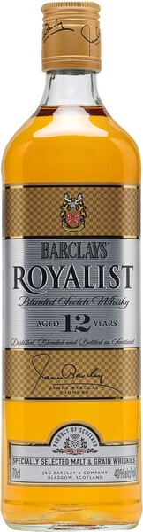 Виски Barclays Royalist 12 Years Old, 0.7 л