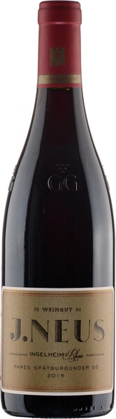 Вино Weingut J. Neus, Ingelheim am Rhein Pares Spatburgunder GG, 2015