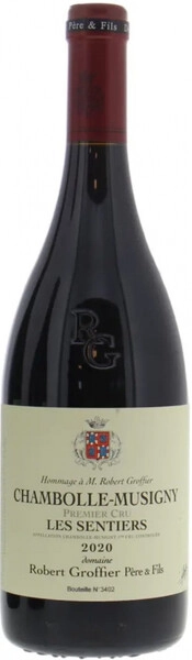 Вино Domaine Robert Groffier Pere & Fils, Chambolle-Musigny 1er Cru Les Sentiers AOC, 2020