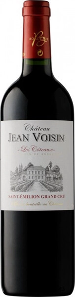 Вино Chateau Jean Voisin, Les Coteaux, Saint-Emilion Grand Cru AOC, 2012