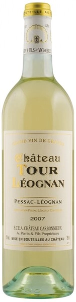 Вино Chateau Tour Leognan Blanc, Pessac-Leognan AOC, 2007