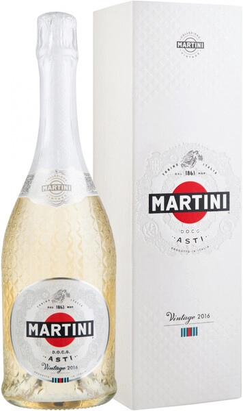 Игристое вино Martini Asti Vintage DOCG, 2016, gift box