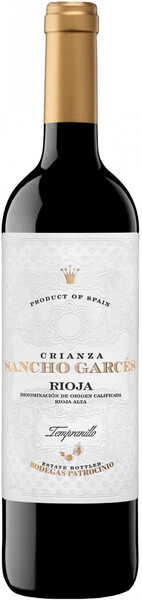 Вино Patrocinio, Sancho Garces Crianza, Rioja DOC
