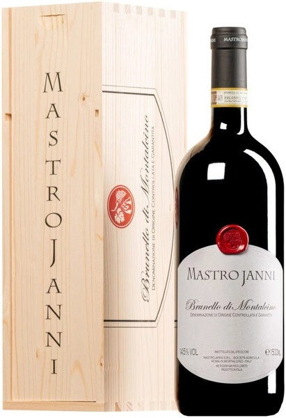 Вино Mastrojanni, Brunello di Montalcino DOCG, 2015, wooden box, 1.5 л