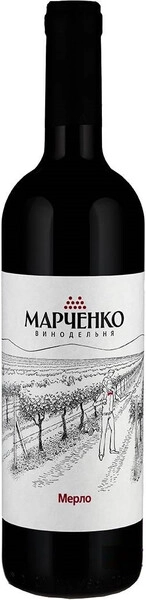 Вино Винодельня Марченко, Мерло, 2021