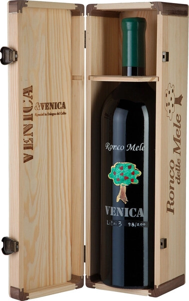 Вино Venica & Venica, Ronco delle Mele Sauvignon, Collio DOC, 2022, wooden box, 3 л