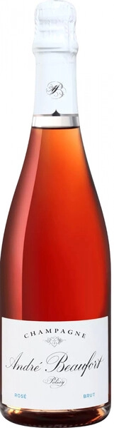 Шампанское Andre Beaufort, "Polisy" Rose Brut, Champagne AOC, 2018