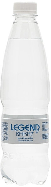Вода Legend of Baikal Sparkling, PET, 0.5 л