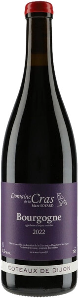 Вино Domaine de la Cras/Marc Soyard, Bourgogne AOC Rouge Coteaux de Dijon, 2022