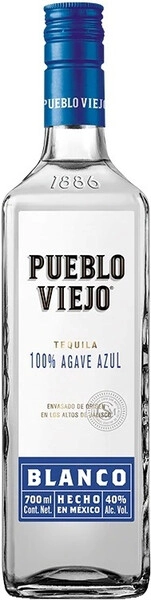 Текила Pueblo Viejo Blanco, 0.7 л