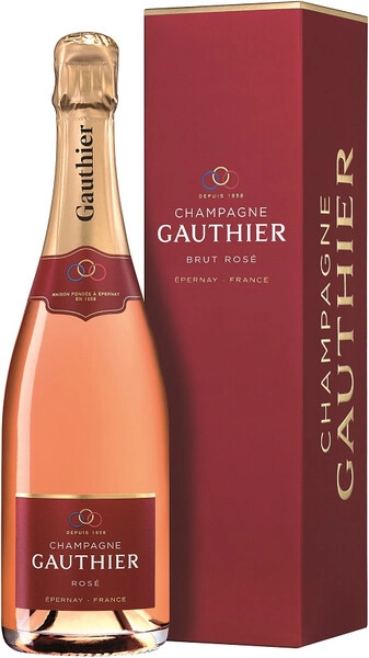 Шампанское Maison Burtin, Gauthier Rose, Champagne AOC, gift box