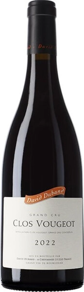Вино David Duband, Clos Vougeot Grand Cru AOC, 2022