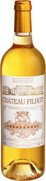 Вино Chateau Filhot, Grand Cru Classe, 2015