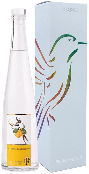 Аквавит Pilzer, Acquavite di Albicocche, gift box, 0.5 л