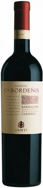 Вино Santi, Vigneto Ca' Bordenis Bardolino Classico DOC, 2018