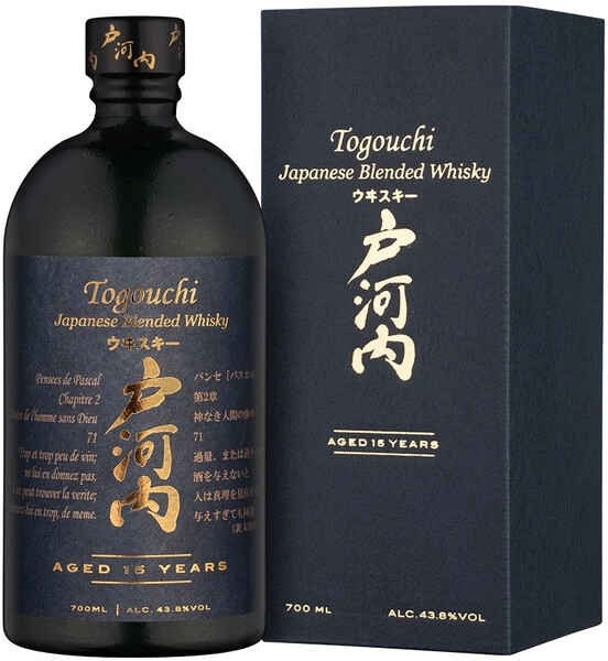 Виски Togouchi 15 Years Old, gift box, 0.7 л