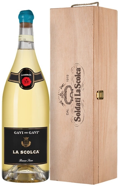 Вино La Scolca, Gavi dei Gavi DOCG, 2025, wooden box, 3 л