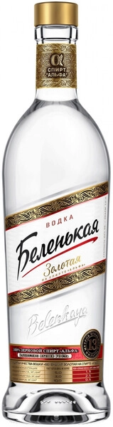 Водка Беленькая Золотая, 1 л