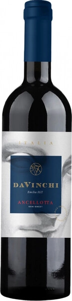 Вино Puianello, daVinchi Ancellotta Semi-Sweet, Emilia IGT, 2022