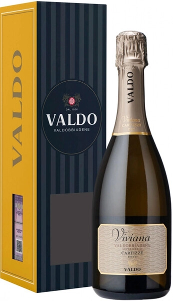 Игристое вино Valdo, Cuvee Viviana Valdobbiadene Superiore di Cartizze DOCG, 2023, gift box