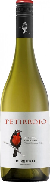 Вино Bisquertt, Petirrojo Reserva Chardonnay, Colchagua Valley DO, 2024