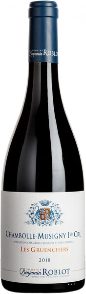 Вино Domaine Benjamin Roblot, Chambolle-Musigny 1er Cru Les Gruenchers AOC, 2018