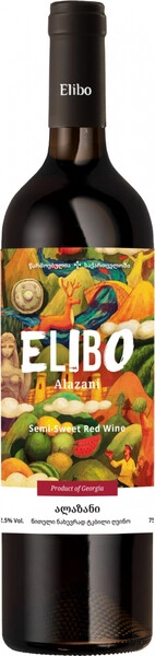 Вино Elibo Alazani Red, 2023