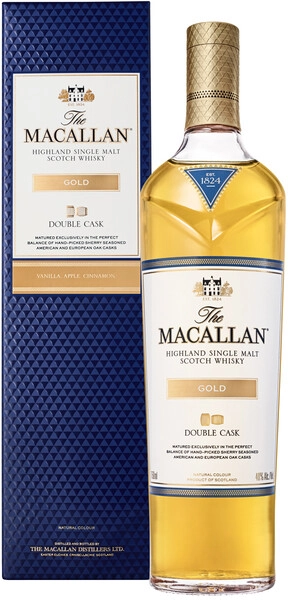 Виски Macallan Double Cask Gold, gift box, 0.7 л