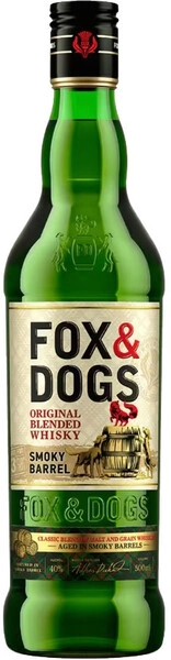 Виски Fox and Dogs Smoky Barrel, 0.5 л