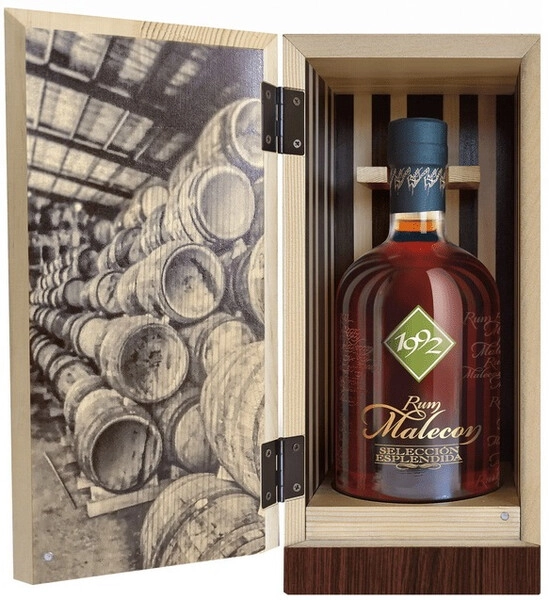 Ром Malecon, Seleccion Esplendida, 1992, wooden box, 0.7 л