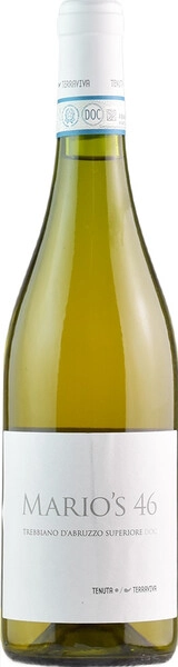 Вино Mario's 46 Trebbiano D'Abruzzo Superiore DOC, 2018, 1.5 л