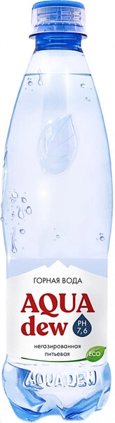 Вода Aqua dew Still, PET, 0.5 л