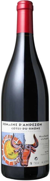 Вино Domaine d'Andezon, Cotes-du-Rhone Rouge AOC, 2020