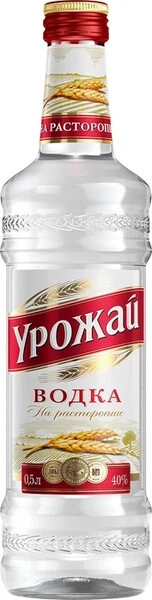 Водка Урожай Особая на расторопше, 0.5 л