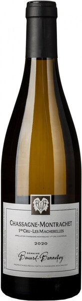 Вино Domaine Bouard-Bonnefoy, Chassagne-Montrachet 1er Cru Les Macherelles AOC, 2020