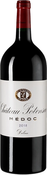 Вино Chateau Potensac, Medoc AOC Cru Bourgeois, 2018, 1.5 л