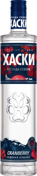 Водка Хаски Клюква, 0.5 л