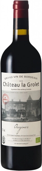 Вино Chateau La Grolet, Cotes de Bourg AOC, 2021, 375 мл