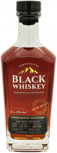 Виски Black Whiskey Single Barrel (62,3%), 0.7 л