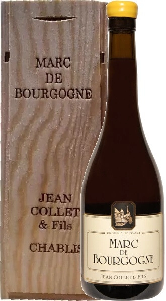 Бренди Domaine Jean Collet et Fils, Marc de Bourgogne AOC, wooden box, 0.7 л